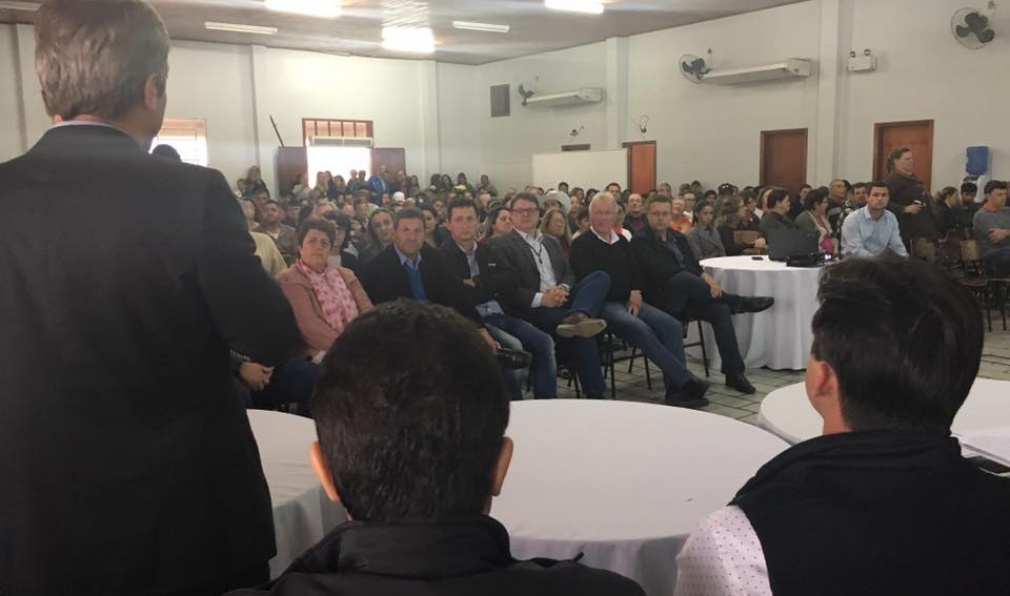 O diretor do Hospital Vitor Abitante, participou do lançamento do Programa A Fila Anda, da prefeitura de Braço do Norte